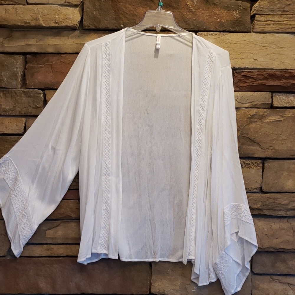 Cardigan, white -M/L